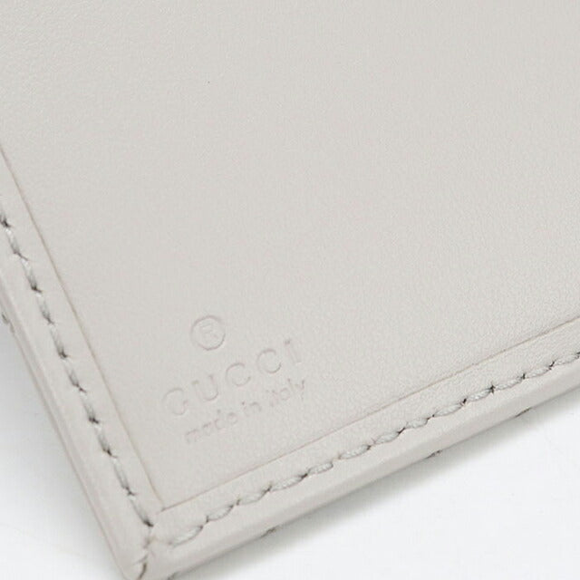 中古 グッチ 二つ折り財布 二折財布 レディース ブランド GUCCI ダブルG カードケースウォレット レザー 781583 USDGU113622011