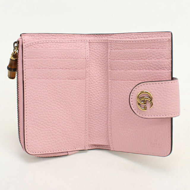 中古 グッチ 二つ折り財布 二折財布 レディース ブランド GUCCI ダブル