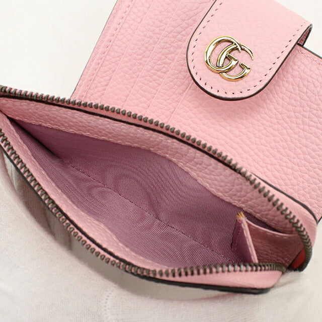 中古 グッチ 二つ折り財布 二折財布 レディース ブランド GUCCI ダブル