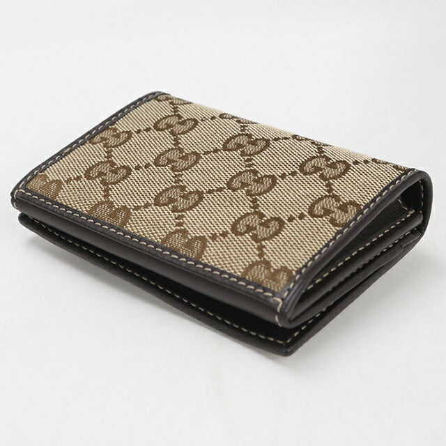 中古 グッチ 名刺入れ レディース ブランド GUCCI GGキャンバス 245730 ベージュ USDGU113754011