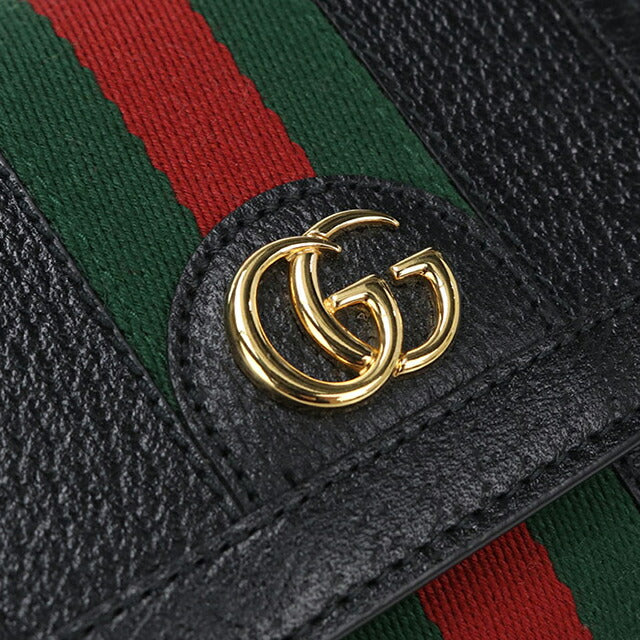 中古 グッチ 二つ折り財布 二折財布 レディース ブランド GUCCI オフィ