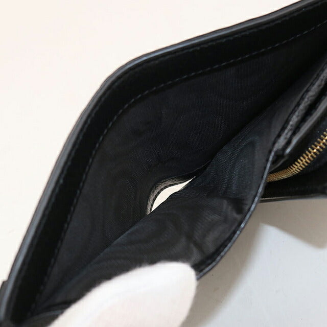 中古 グッチ 二つ折り財布 二折財布 レディース ブランド GUCCI オフィディア レザー 719887 ブラック USDGU114011011