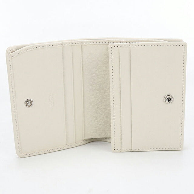 中古 グッチ 二つ折り財布 二折財布 レディース ブランド GUCCI ブロンディ レザー 760317 ホワイト USDGU114483011