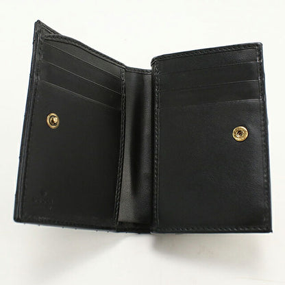 中古 グッチ 二つ折り財布 二折財布 レディース ブランド GUCCI GGマーモント 773427 ブラック USDGU114686011