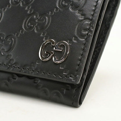 中古 グッチ 長財布二折 メンズ ブランド GUCCI グッチシマ 長財布二折 481727 ブラック USDGU114691011