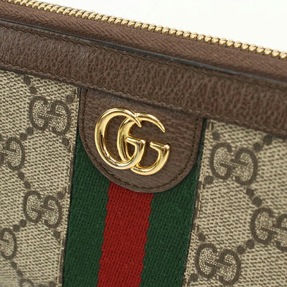 中古 グッチ 長財布ラウンドファスナー レディース ブランド GUCCI オフィディア ジップアラウンドウォレット レザー 523154 ベージュ USDGU115242011