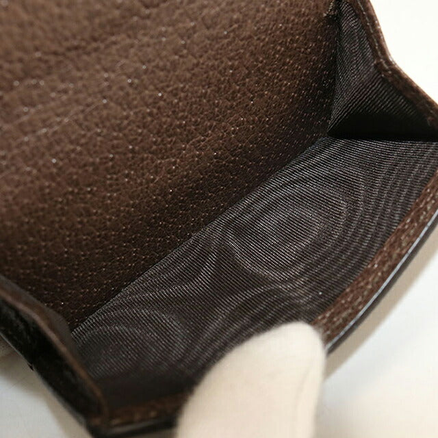 中古 グッチ 三つ折り財布 三折財布 コンパクト レディース ブランド GUCCI オフィディア 735099 ベージュ USDGU115850011
