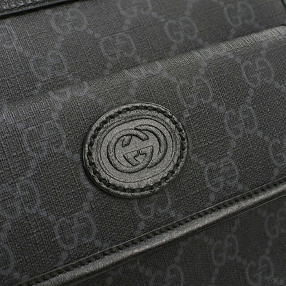 中古 グッチ ショルダーバッグ メンズ ブランド GUCCI インターロッキングG 2WAY 674164 ブラック USDGU115997011