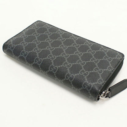中古 グッチ 長財布ラウンドファスナー メンズ ブランド GUCCI GGスプリーム ジップアラウンドウォレット 821207 ブラック USDGU116076011