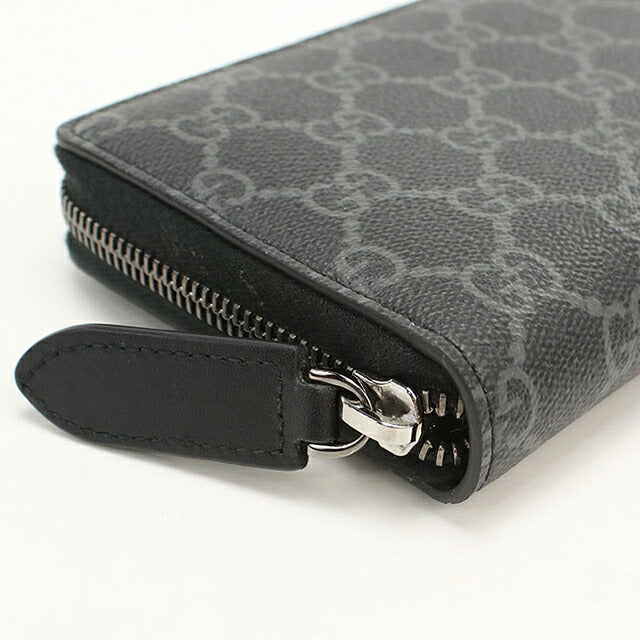 中古 グッチ 長財布ラウンドファスナー メンズ ブランド GUCCI GG