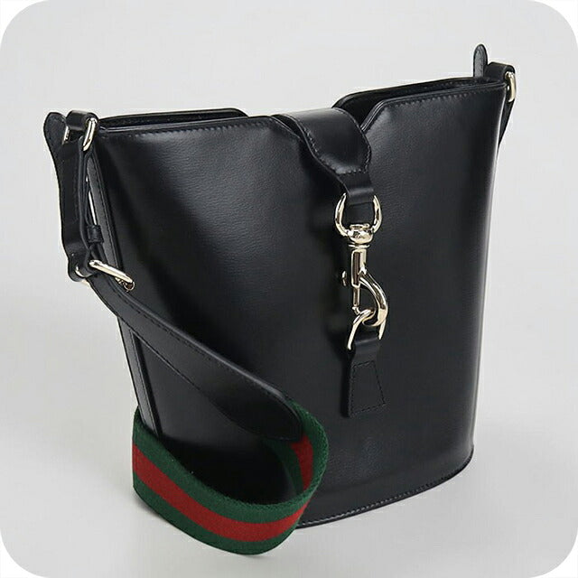 中古 グッチ ショルダーバッグ レディース ブランド GUCCI ミニバケットショルダー レザー 782908 ブラック USDGU116231011