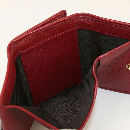 中古 グッチ 三つ折り財布 三折財布 コンパクト レディース ブランド GUCCI グッチ ダイアナ コンパクトウォレット レザー 658633 レッド USDGU116272011