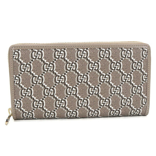 中古 グッチ 長財布ラウンドファスナー レディース ブランド GUCCI GGシャドウ ジップアラウンドウォレット 795048 ブラウン USDGU116617011