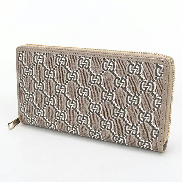中古 グッチ 長財布ラウンドファスナー レディース ブランド GUCCI GGシャドウ ジップアラウンドウォレット 795048 ブラウン USDGU116617011
