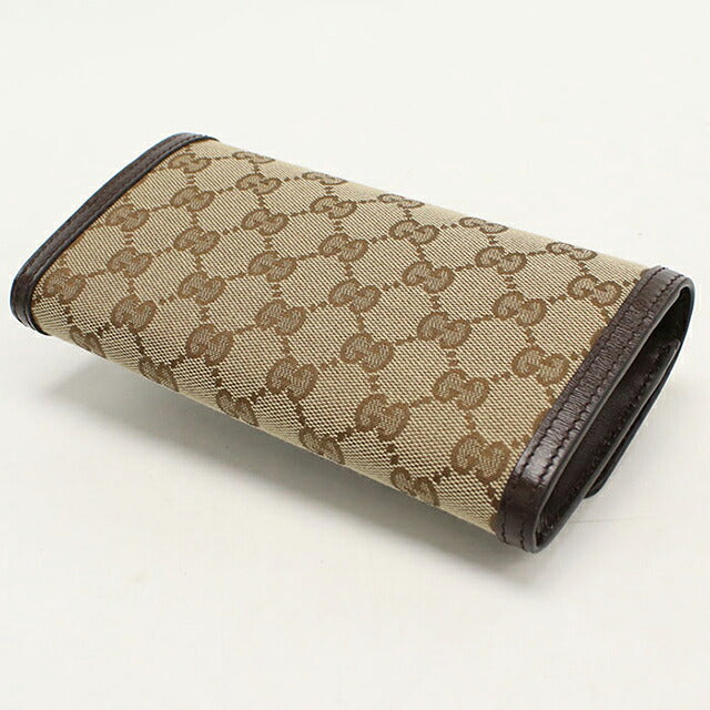 中古 グッチ 長財布二折 レディース ブランド GUCCI ルーチェ コンチネンタルウォレット 790034 ベージュ USDGU116636011