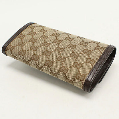 中古 グッチ 長財布二折 レディース ブランド GUCCI ルーチェ コンチネンタルウォレット 790034 ベージュ USDGU116636011