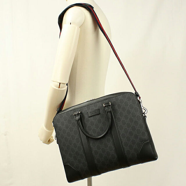 中古 グッチ ブリーフケース メンズ ブランド GUCCI GGスプリーム 2WAY
