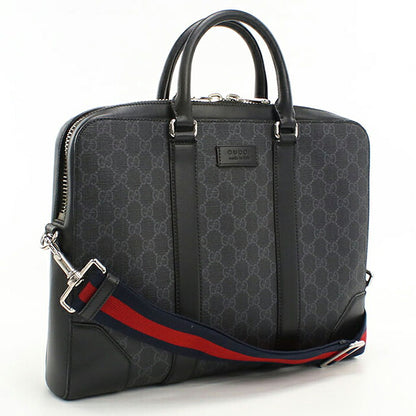 中古 グッチ ブリーフケース メンズ ブランド GUCCI GGスプリーム 2WAY 474135 ブラック USDGU116647011