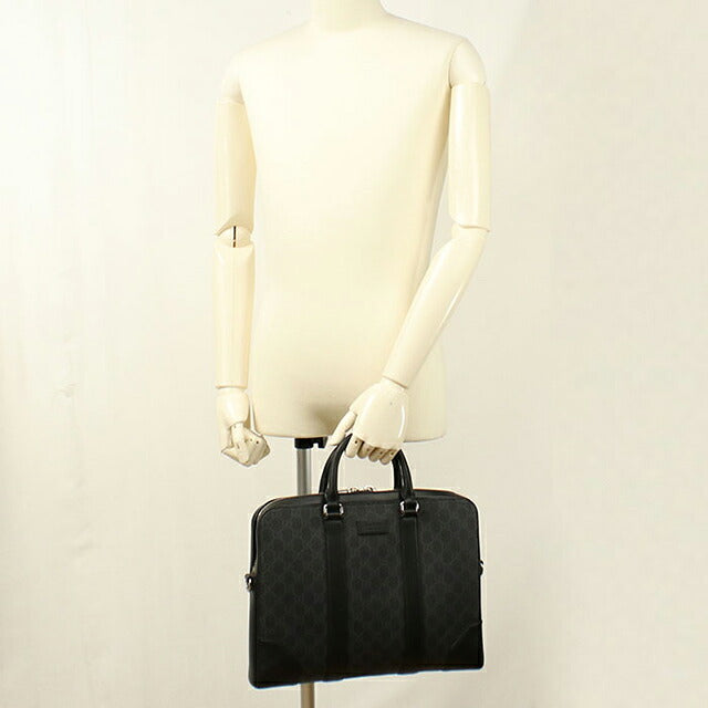 中古 グッチ ブリーフケース メンズ ブランド GUCCI GGスプリーム 2WAY 474135 ブラック USDGU116647011