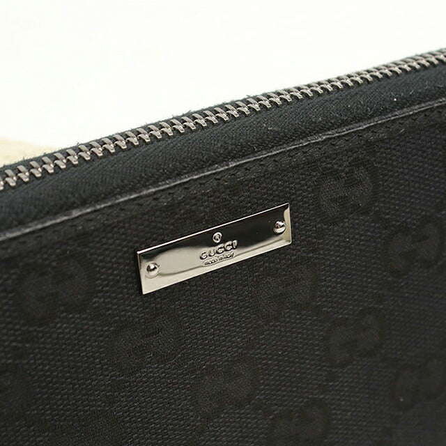 中古 グッチ 長財布ラウンドファスナー ユニセックス ブランド GUCCI GGキャンバス ジップアラウンドウォレット 307980 ブラック USDGU116654011