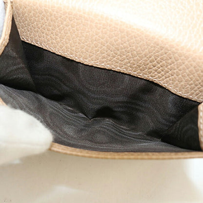 中古 グッチ 二つ折り財布 二折財布 コンパクト レディース ブランド GUCCI インターロッキングG Wホック レザー 615525 ベージュ USDGU116852011