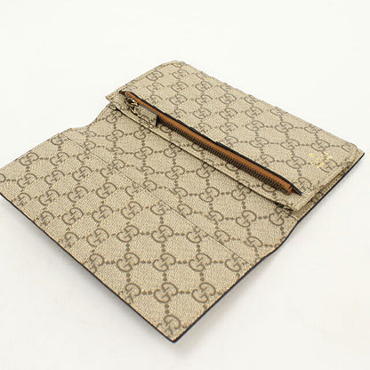 中古 グッチ 長財布二折 ユニセックス ブランド GUCCI GGエンブレム ロングウォレット レザー 818955 ブラウン USDGU116996011