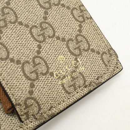 中古 グッチ 長財布二折 ユニセックス ブランド GUCCI GGエンブレム ロングウォレット レザー 818955 ブラウン USDGU116996011