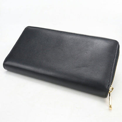 二手 Gucci 长钱包圆形拉链男女通用品牌 GUCCI 联锁 G 皮革 658839 黑色 USDGU117032011