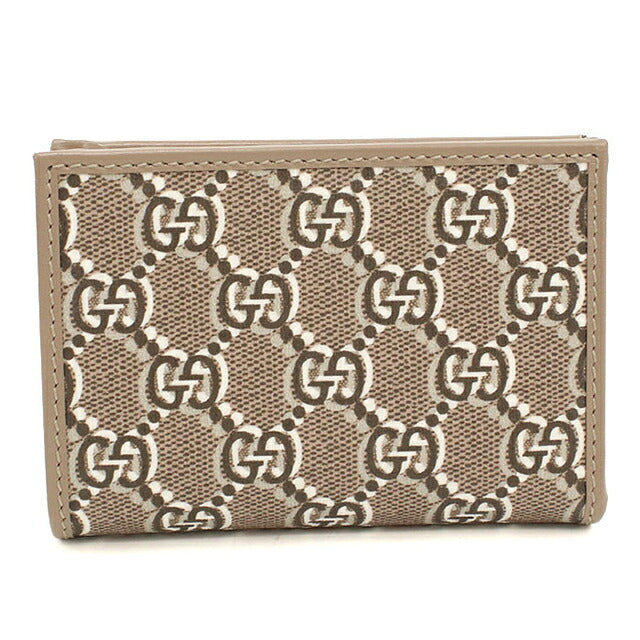 グッチ 二つ折り財布 二折財布 コンパクト レディース ブランド GUCCI GGシャドウ ミディアム ウォレット 795060 ブラウン USDGU117039011