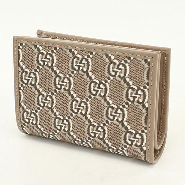 グッチ 二つ折り財布 二折財布 コンパクト レディース ブランド GUCCI GGシャドウ ミディアム ウォレット 795060 ブラウン USDGU117039011