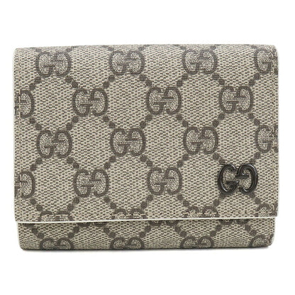 Used Gucci Trifold Wallet Trifold Wallet Compact Ladies Brand GUCCI GG Supreme 769225 Beige USDGU117117011