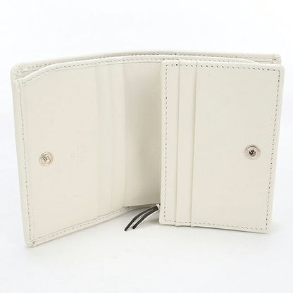 中古 グッチ 二つ折り財布 二折財布 コンパクト レディース ブランド GUCCI GGエンブレム スモールウォレット 820692 ベージュ USDGU117559011