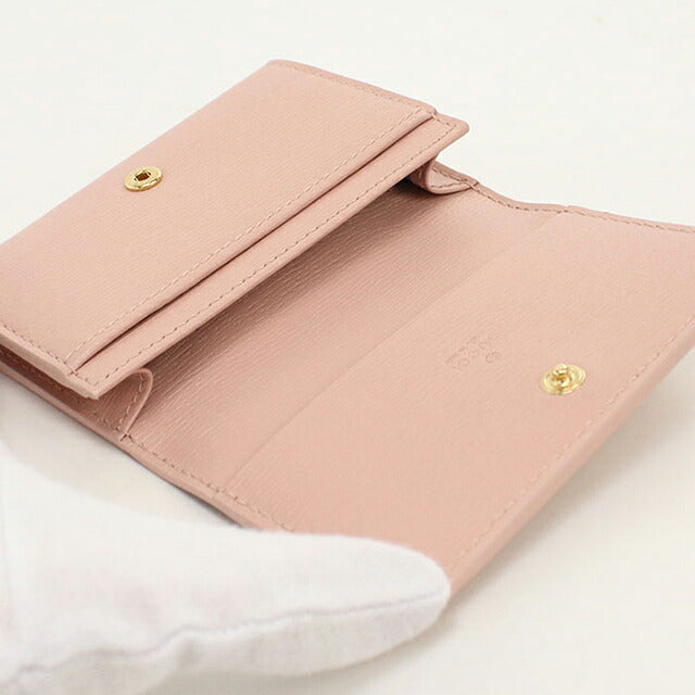 Used Gucci business card holder ladies brand GUCCI GUCCI script card case 790101 pink USDGU117698011