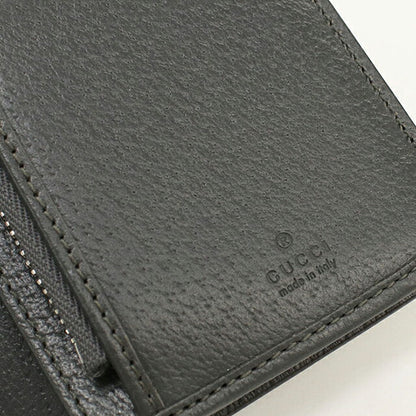 中古 グッチ 長財布二折 メンズ ブランド GUCCI オフィディア ロングウォレット 791746 グレー USDGU117913011