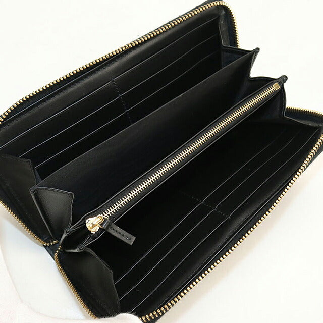 中古 グッチ 長財布ラウンドファスナー レディース ブランド GUCCI GGマトラッセ ジップアラウンドウォレット レザー 723784 ブラック USDGU117985011