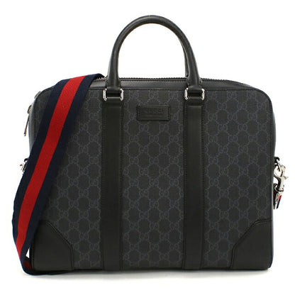 中古 グッチ ブリーフケース メンズ ブランド GUCCI GGスプリーム  474135 ブラック USDGU118059011