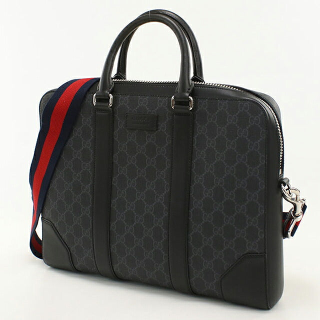 中古 グッチ ブリーフケース メンズ ブランド GUCCI GGスプリーム  474135 ブラック USDGU118059011