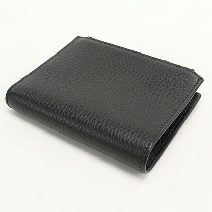 中古 グッチ 二つ折り財布 二折財布 コンパクト レディース ブランド GUCCI ダブルG スモールウォレット レザー 474747 ブラック USDGU118388011