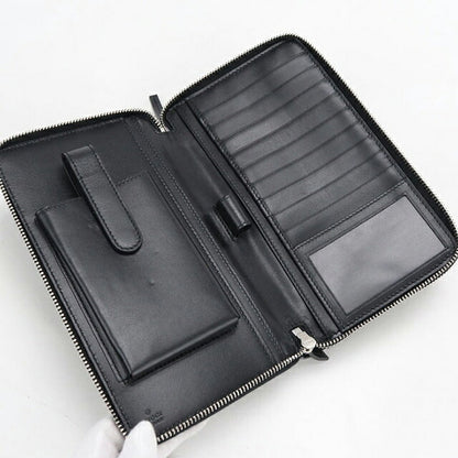 中古 グッチ オーガナイザー メンズ ブランド GUCCI グッチシマ トラベルケース 395474 ブラック USDGU118390011