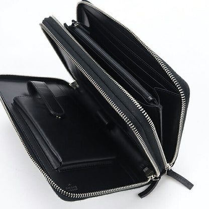 中古 グッチ オーガナイザー メンズ ブランド GUCCI グッチシマ トラベルケース 395474 ブラック USDGU118390011