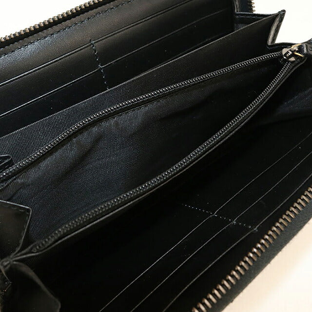 中古 グッチ 長財布ラウンドファスナー レディース ブランド GUCCI GGマーモント  レザー 443123 ブラック USDGU118422011