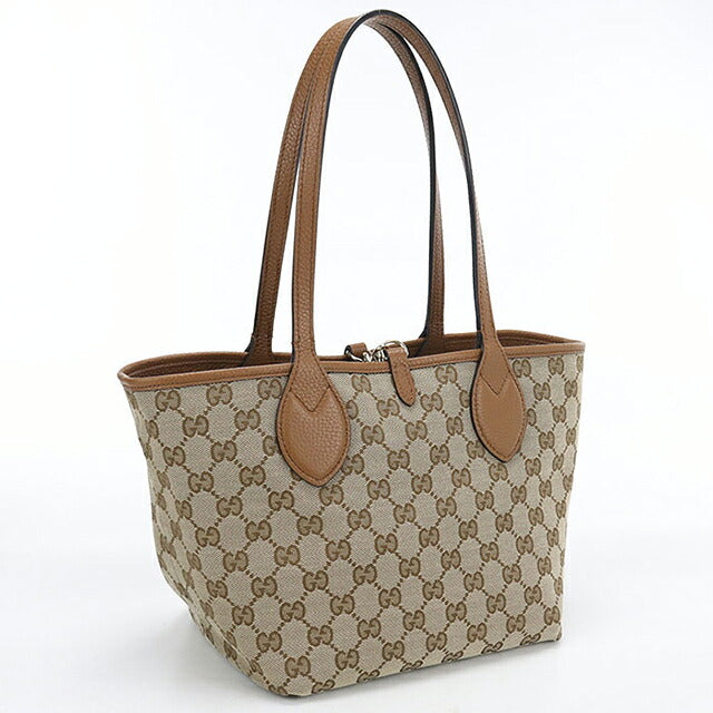 中古 グッチ トートバッグ レディース ブランド GUCCI  リバーシブル 839124 ベージュ USDGU118443011
