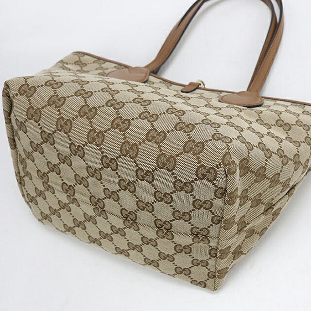 中古 グッチ トートバッグ レディース ブランド GUCCI  リバーシブル 839124 ベージュ USDGU118443011