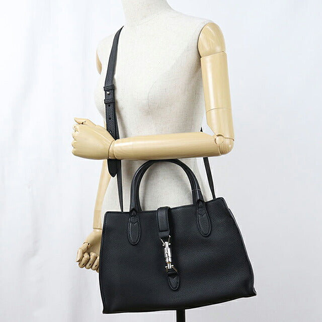 中古 グッチ ハンドバッグ レディース ブランド GUCCI ニュージャッキー 2WAY レザー 365460 ブラック USDGU118449011