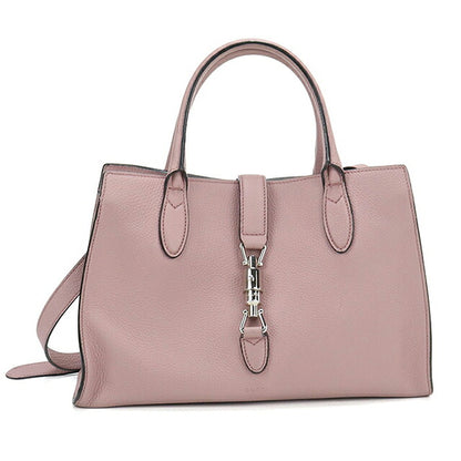 中古 グッチ ハンドバッグ レディース ブランド GUCCI ニュージャッキー 2WAY レザー 365460 ピンク USDGU118490011