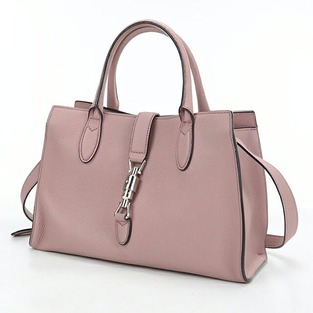 中古 グッチ ハンドバッグ レディース ブランド GUCCI ニュージャッキー 2WAY レザー 365460 ピンク USDGU118490011