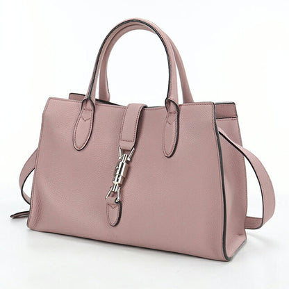 中古 グッチ ハンドバッグ レディース ブランド GUCCI ニュージャッキー 2WAY レザー 365460 ピンク USDGU118490011