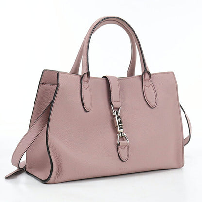 中古 グッチ ハンドバッグ レディース ブランド GUCCI ニュージャッキー 2WAY レザー 365460 ピンク USDGU118490011