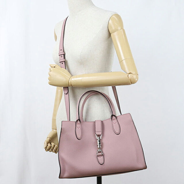 中古 グッチ ハンドバッグ レディース ブランド GUCCI ニュージャッキー 2WAY レザー 365460 ピンク USDGU118490011