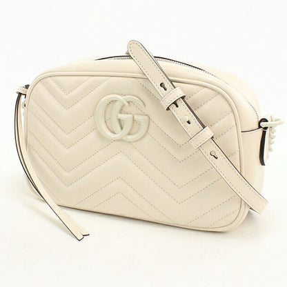 グッチ 斜め掛け ショルダーバッグ レディース ブランド GUCCI GGマーモント スモール カメラバッグ 447632 ホワイト USDGU118502011